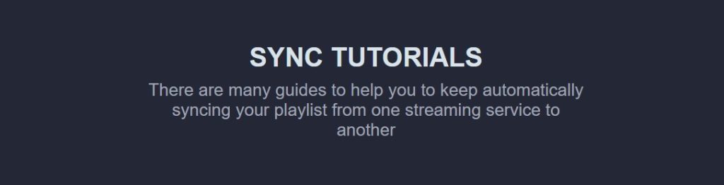 Synchronize playlists between platforms