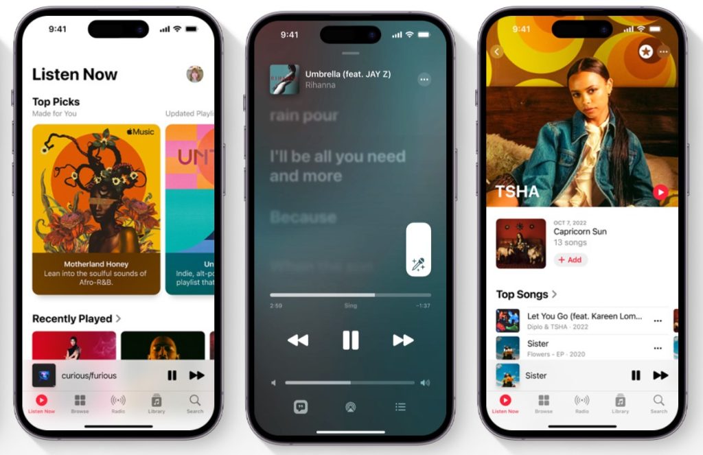 Market with Apple Music