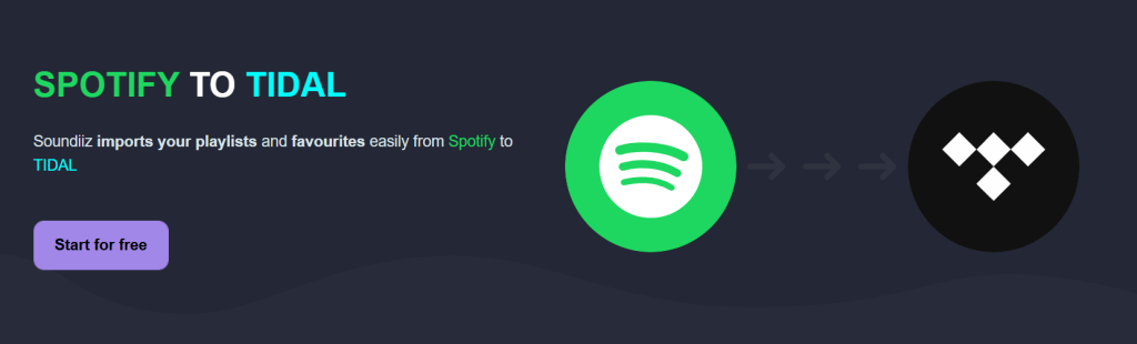 How to transfer playlists and data from Spotify to TIDAL?