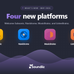 Navidrome, Subsonic, MetaBrainz and ListenBrainz available on Soundiiz.