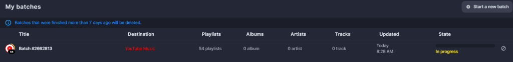 Transfer playlists and data from Spotify to YouTube Music