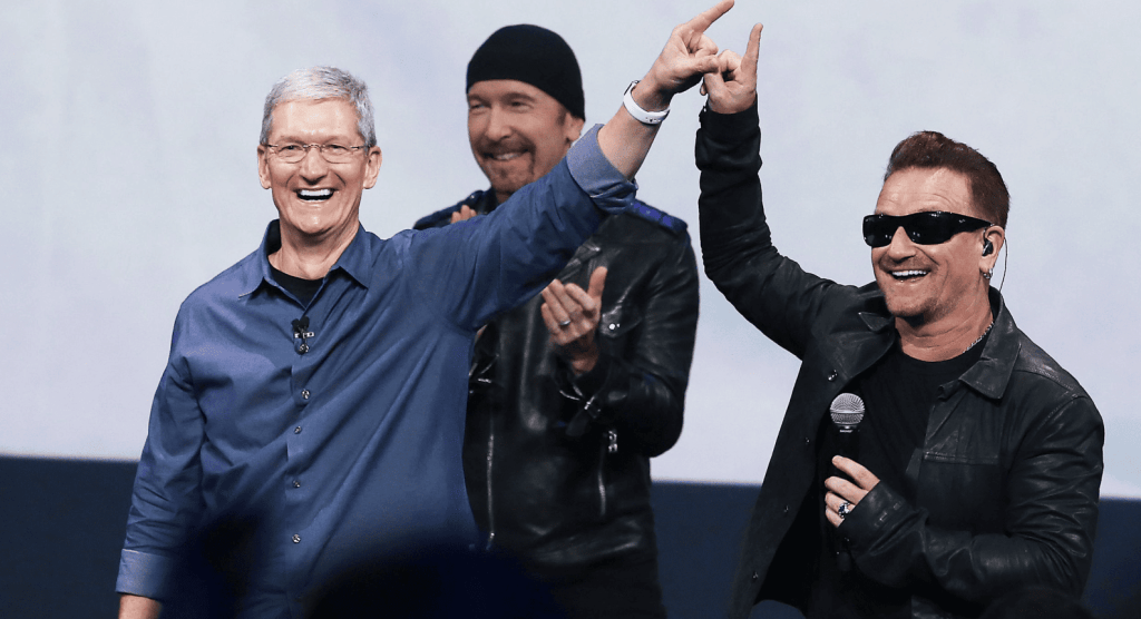 When U2 forced the world to listen to their new album