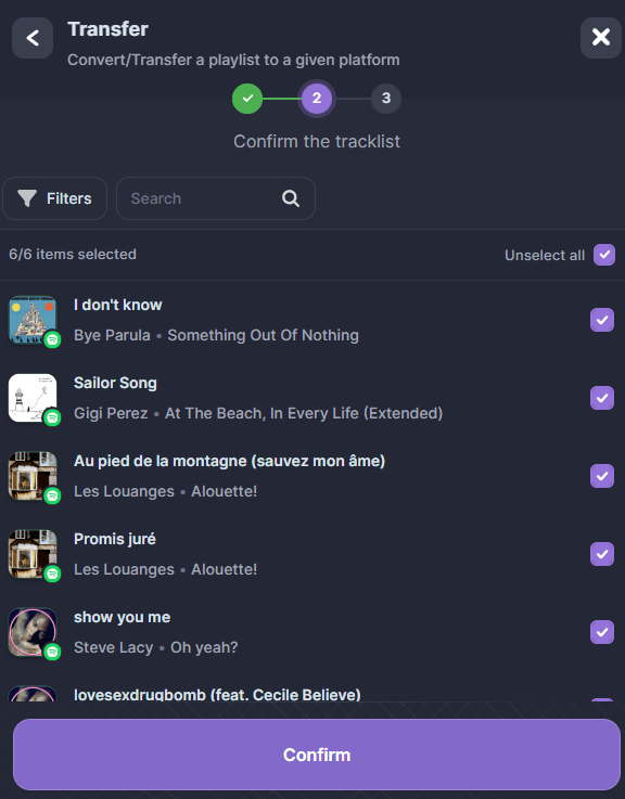 Create a link that generates a playlist across all streaming platforms