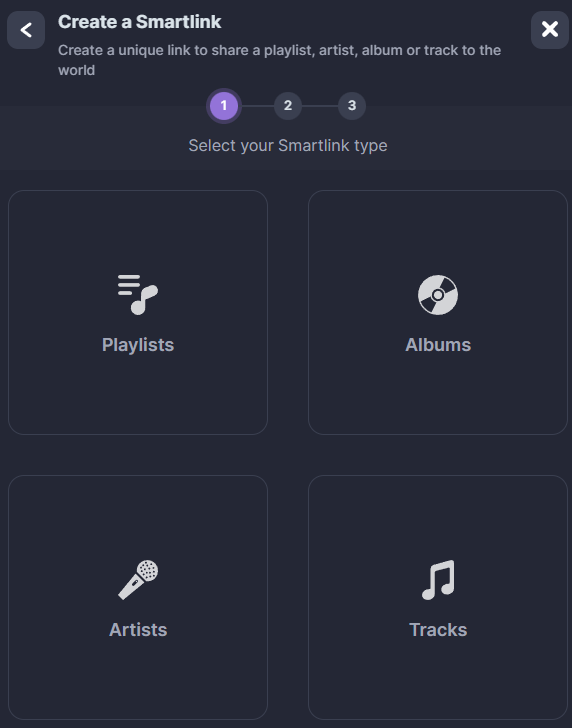 Create a link that generates a playlist across all streaming platforms